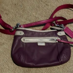 Purple Coach Purse